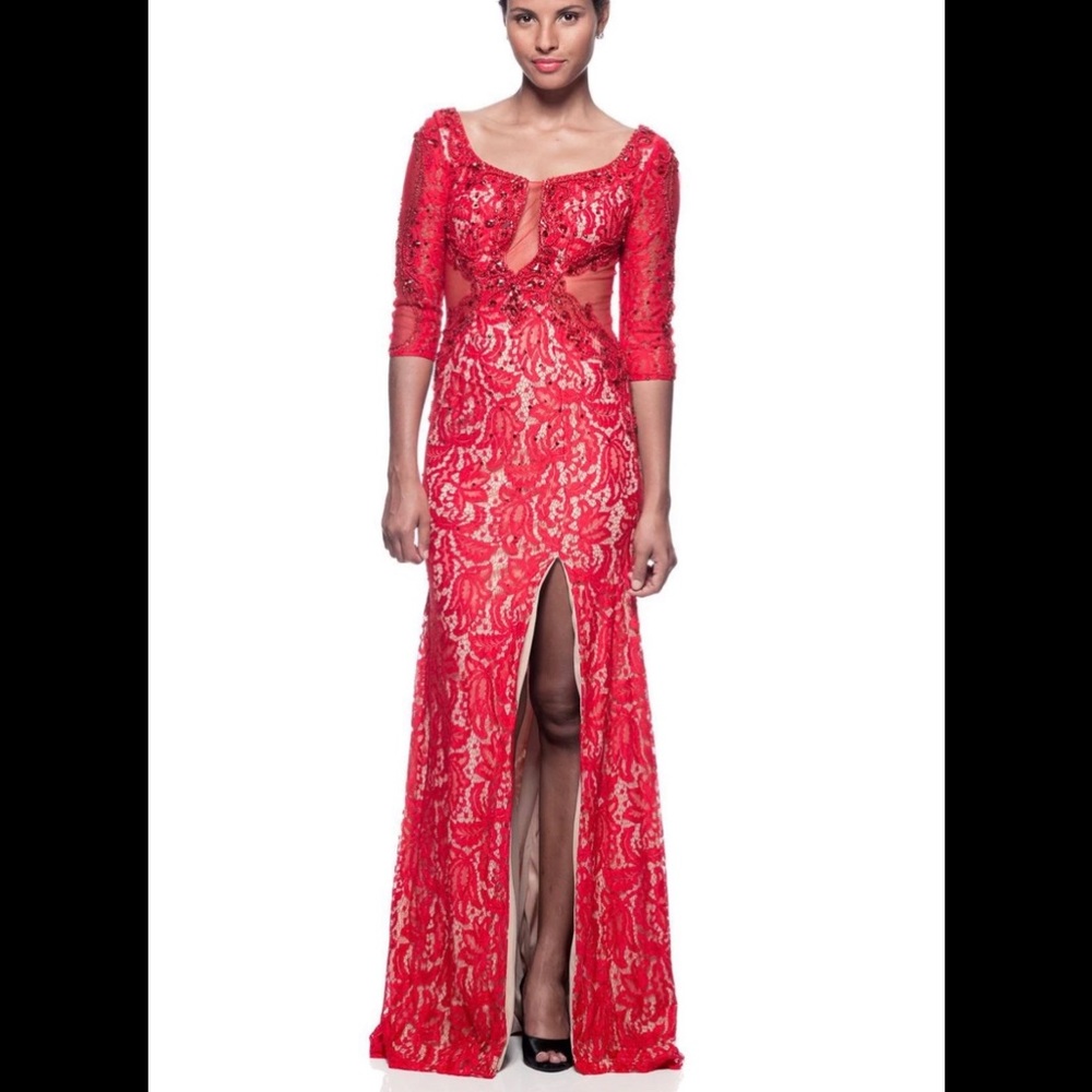 Red Lace Dress
